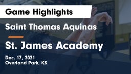 Saint Thomas Aquinas  vs St. James Academy  Game Highlights - Dec. 17, 2021