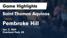 Saint Thomas Aquinas  vs Pembroke Hill  Game Highlights - Jan. 5, 2024