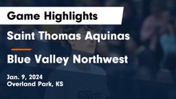 Saint Thomas Aquinas  vs Blue Valley Northwest  Game Highlights - Jan. 9, 2024