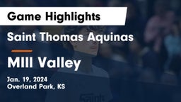 Saint Thomas Aquinas  vs MIll Valley  Game Highlights - Jan. 19, 2024