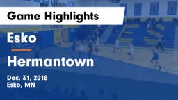 Esko  vs Hermantown  Game Highlights - Dec. 31, 2018