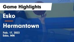 Esko  vs Hermantown  Game Highlights - Feb. 17, 2022