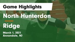 North Hunterdon  vs Ridge  Game Highlights - March 1, 2021