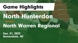 North Hunterdon  vs North Warren Regional  Game Highlights - Jan. 31, 2022