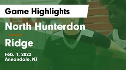 North Hunterdon  vs Ridge  Game Highlights - Feb. 1, 2022