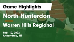 North Hunterdon  vs Warren Hills Regional  Game Highlights - Feb. 10, 2022