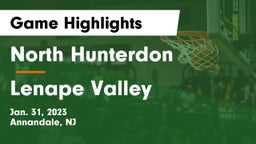 North Hunterdon  vs Lenape Valley  Game Highlights - Jan. 31, 2023