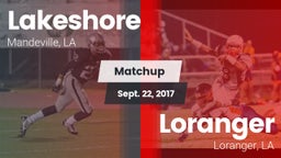 Matchup: Lakeshore High vs. Loranger  2017
