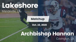Matchup: Lakeshore High vs. Archbishop Hannan  2020