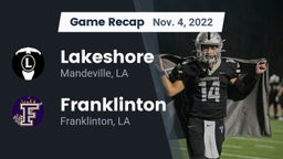 Recap: Lakeshore  vs. Franklinton  2022