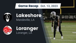 Recap: Lakeshore  vs. Loranger  2023