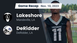 Recap: Lakeshore  vs. DeRidder  2023