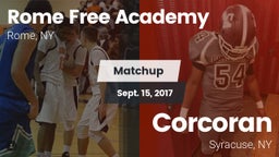 Matchup: Rome Free Academy vs. Corcoran  2017