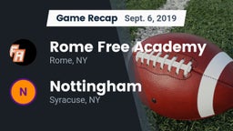 Recap: Rome Free Academy  vs. Nottingham  2019