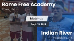 Matchup: Rome Free Academy vs. Indian River  2019