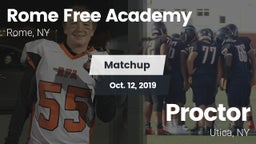 Matchup: Rome Free Academy vs. Proctor  2019