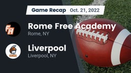 Recap: Rome Free Academy  vs. Liverpool  2022