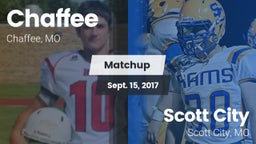 Matchup: Chaffee  vs. Scott City  2017