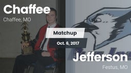Matchup: Chaffee  vs. Jefferson  2017