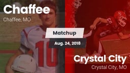 Matchup: Chaffee  vs. Crystal City  2018