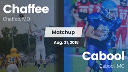 Matchup: Chaffee  vs. Cabool  2018