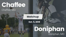Matchup: Chaffee  vs. Doniphan   2018