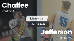 Matchup: Chaffee  vs. Jefferson  2020