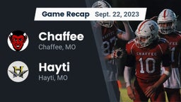 Recap: Chaffee  vs. Hayti  2023