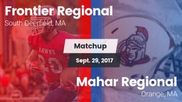 Matchup: Frontier Regional vs. Mahar Regional  2017