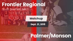 Matchup: Frontier Regional vs. Palmer/Monson 2018