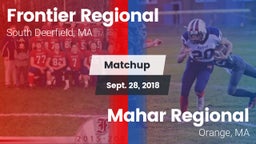 Matchup: Frontier Regional vs. Mahar Regional  2018