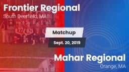 Matchup: Frontier Regional vs. Mahar Regional  2019
