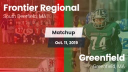 Matchup: Frontier Regional vs. Greenfield  2019