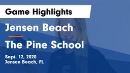 Jensen Beach  vs The Pine School Game Highlights - Sept. 12, 2020
