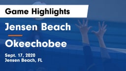 Jensen Beach  vs Okeechobee  Game Highlights - Sept. 17, 2020