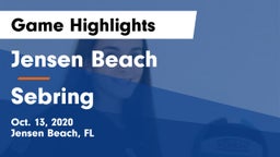 Jensen Beach  vs Sebring  Game Highlights - Oct. 13, 2020