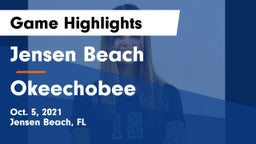 Jensen Beach  vs Okeechobee  Game Highlights - Oct. 5, 2021