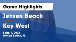 Jensen Beach  vs Key West  Game Highlights - Sept. 9, 2022