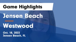 Jensen Beach  vs Westwood Game Highlights - Oct. 18, 2022