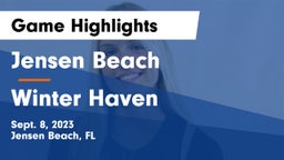 Jensen Beach  vs Winter Haven Game Highlights - Sept. 8, 2023