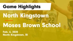 North Kingstown  vs Moses Brown School Game Highlights - Feb. 6, 2020