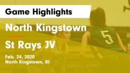 North Kingstown  vs St Rays JV Game Highlights - Feb. 24, 2020