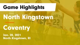 North Kingstown  vs Coventry  Game Highlights - Jan. 28, 2021