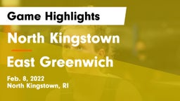 North Kingstown  vs East Greenwich  Game Highlights - Feb. 8, 2022