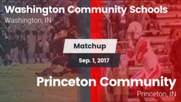 Matchup: Washington vs. Princeton Community  2017