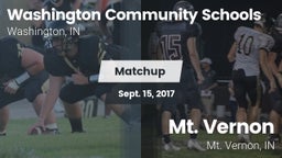 Matchup: Washington vs. Mt. Vernon  2017