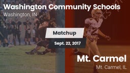 Matchup: Washington vs. Mt. Carmel  2017