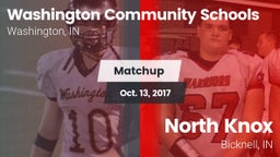 Matchup: Washington vs. North Knox  2017