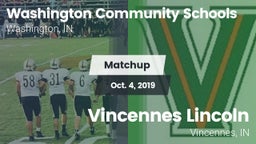 Matchup: Washington vs. Vincennes Lincoln  2019