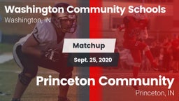 Matchup: Washington vs. Princeton Community  2020
